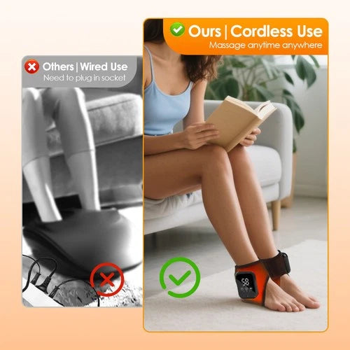 DIY Pain Away™ Cordless Heated Ankle Massager