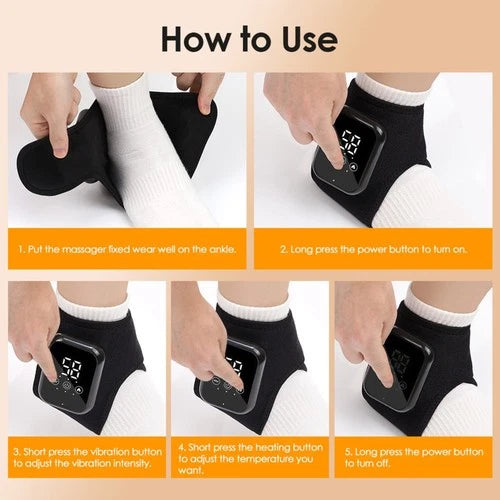 DIY Pain Away™ Cordless Heated Ankle Massager
