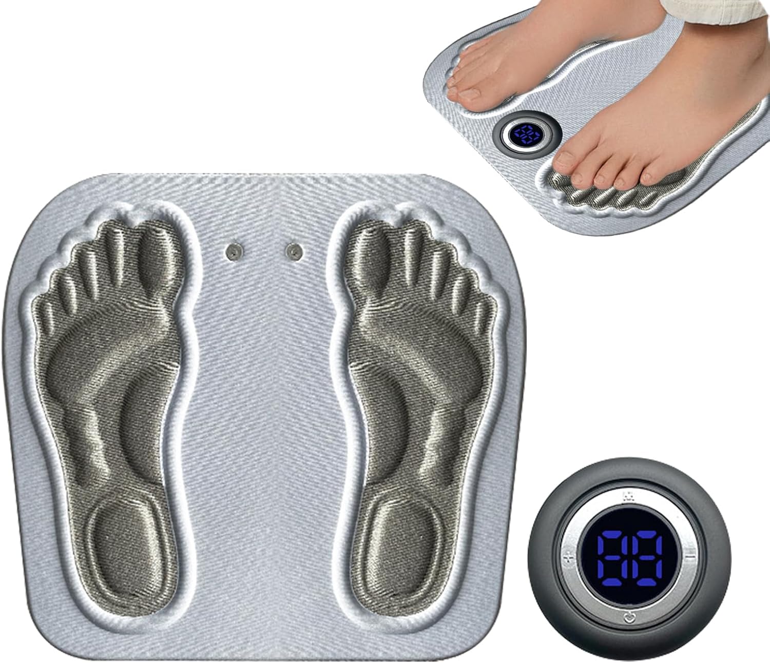 DIY Pain Away EMS Foot Massager Pad - Electrical Muscle Stimulation for neuropathy and circulation relief